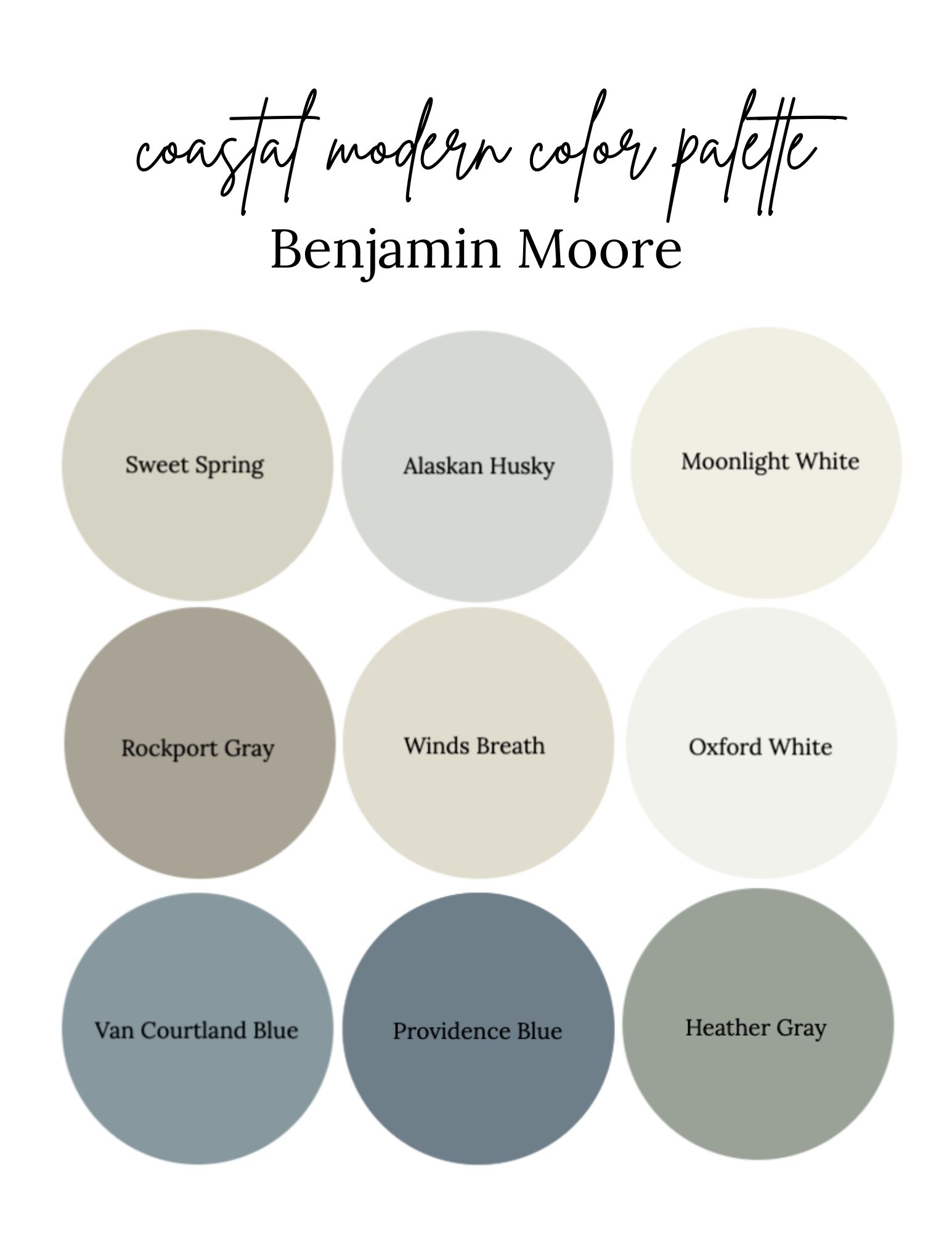 The Color Palette of Modern Coastal Design - Welcome Home Styling