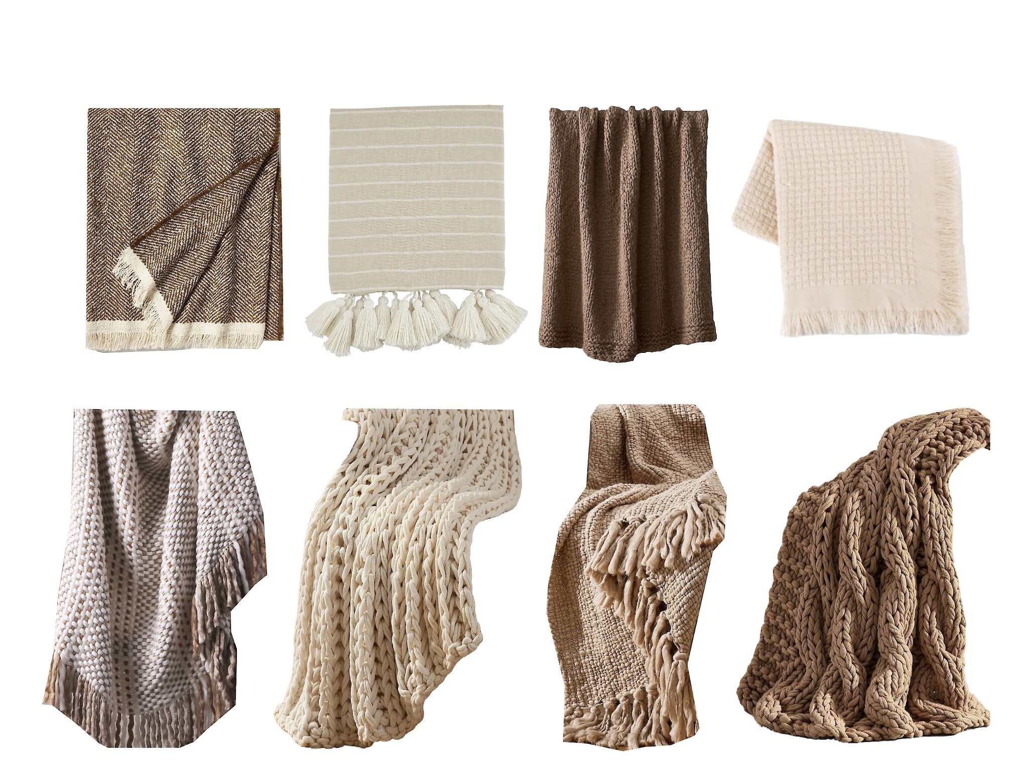 Fall throw blanket selections