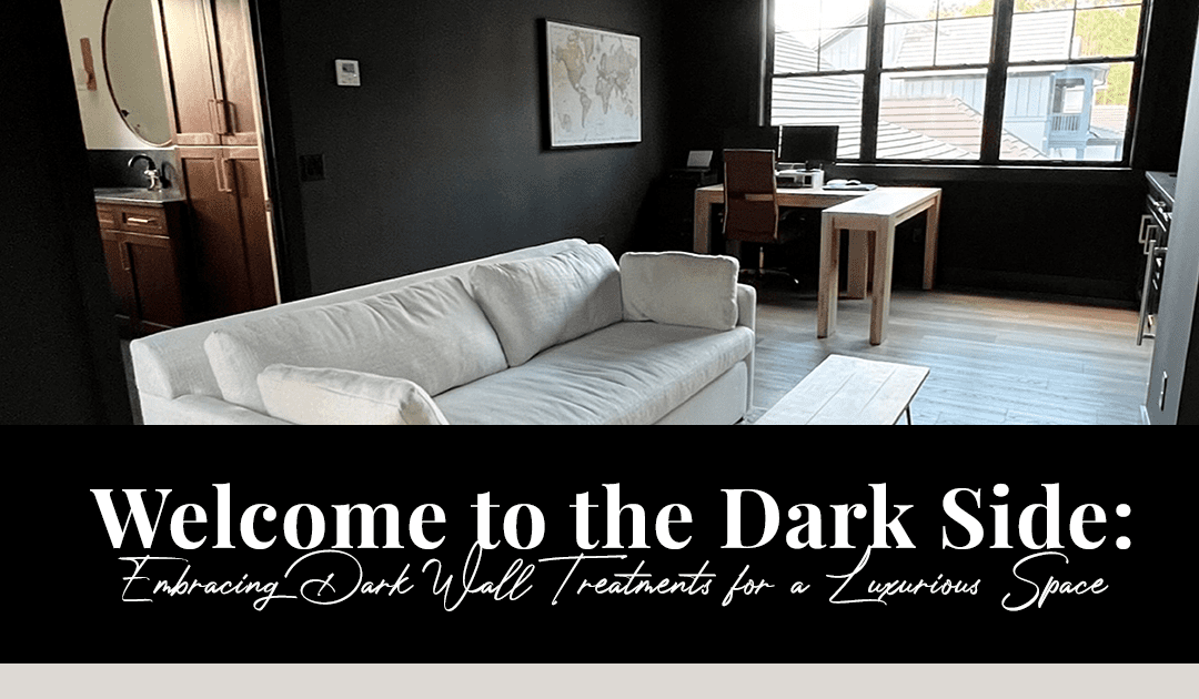 embracing dark wall treatments