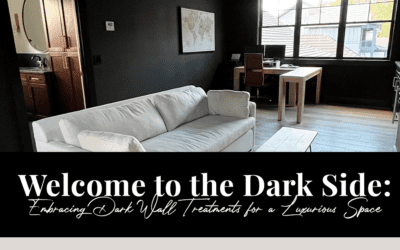 Welcome to the Dark Side: Embracing Dark Wall Treatments for a Luxurious Space