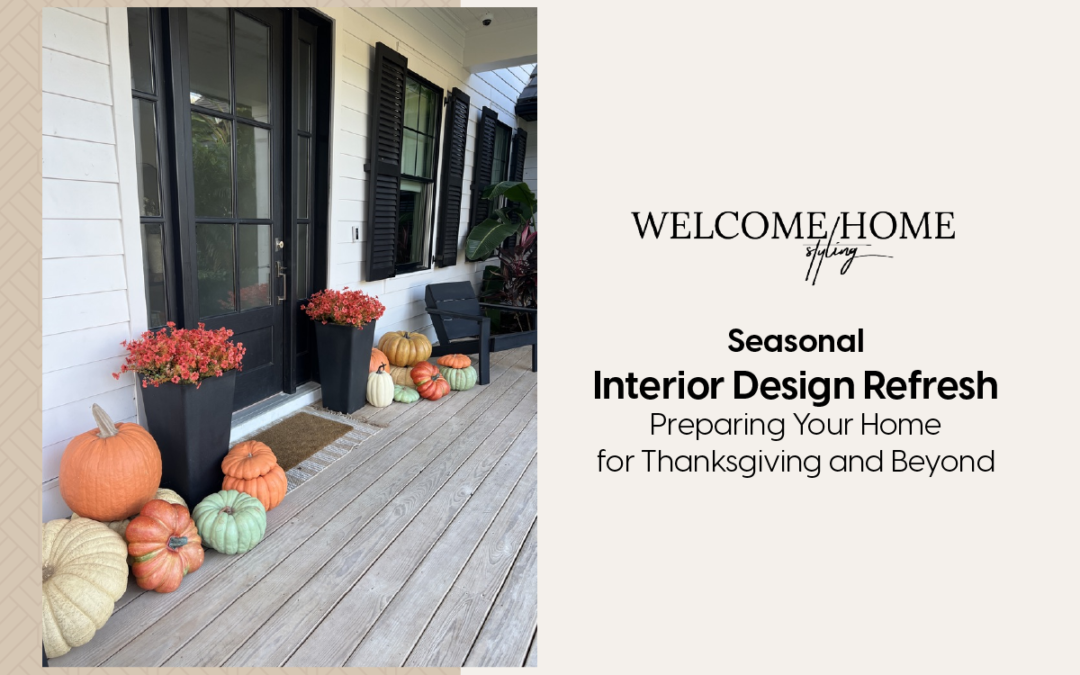 Front porch fall decor by Welcome Home Styling