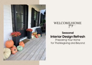 Front porch fall decor by Welcome Home Styling